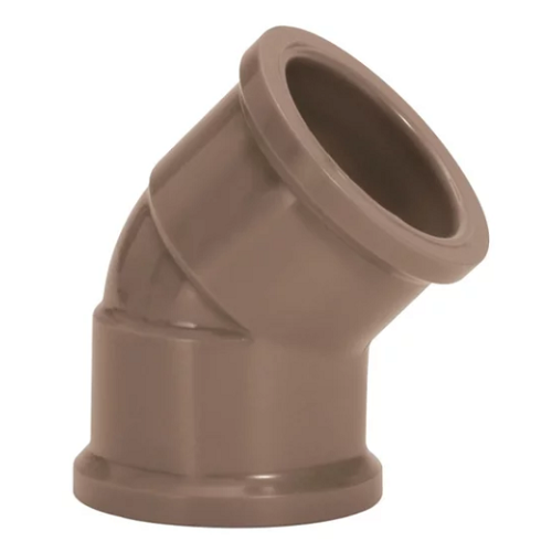 Joelho Marrom Soldável 45° de 50mm Amanco